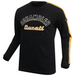 ducati Scrambler l/slv T-Shirt Black