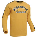 ducati Scrambler l/slv T-Shirt Yellow