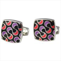 Duchamp Black Ribbon Cufflinks by