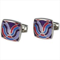 Duchamp Celeste Retro Cerque Cufflinks by