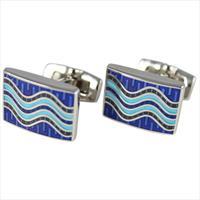 Duchamp Cruise Cosmic Wave Cufflinks by