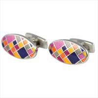 Duchamp Empire Retro Squares Cufflinks by