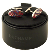 Duchamp Pink and Purple Oval Cocoon Enamel