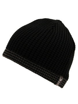 Duck and Cover Black Indy Reversible Beanie