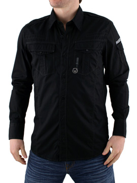 Duck and Cover Black Shelton Shirt