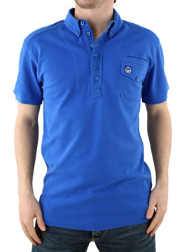 Duck and Cover Blue Unique Polo Shirt