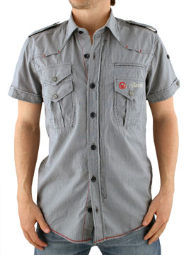 Duck and Cover Blue Walter Short Sleeve Shirt