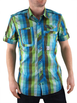 Duck and Cover Celestial Blue Akir Shirt