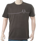 Duck and Cover Dark Brown T-Shirt