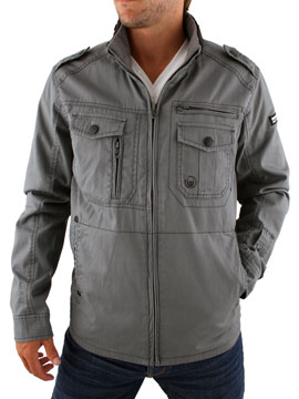 Duck and Cover Grey Valve Jacket