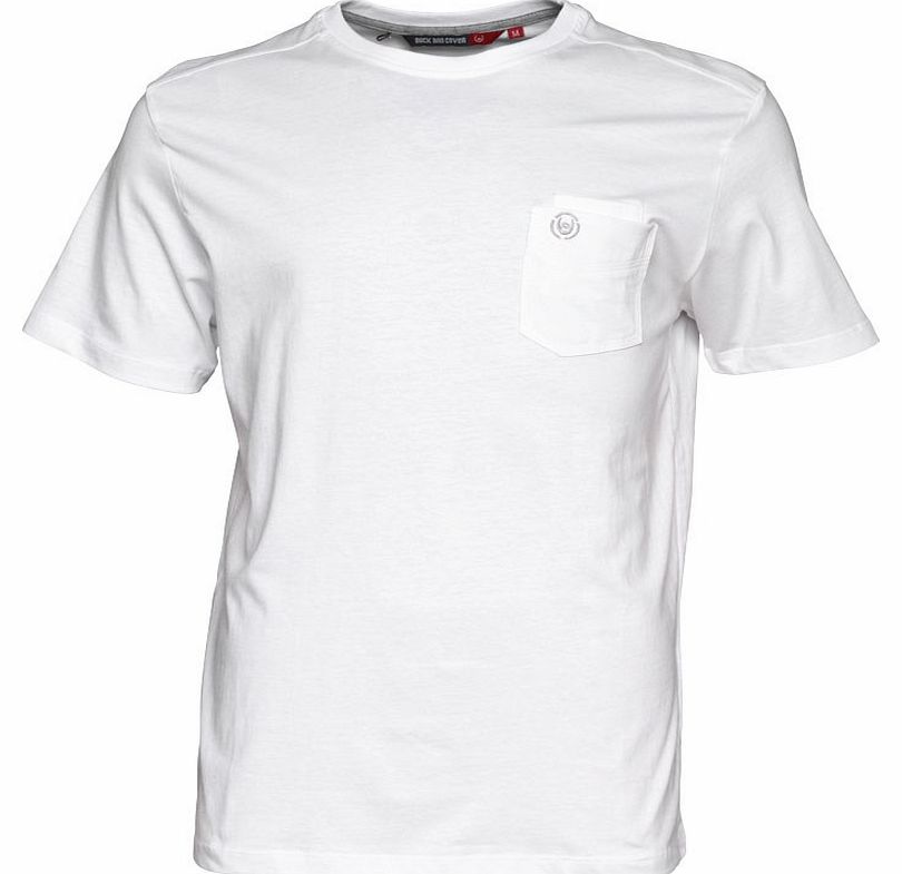 Duck and Cover Mens Homer T-Shirt White
