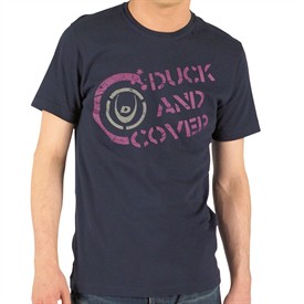 Duck and Cover Mens Morgan T-Shirt Navy