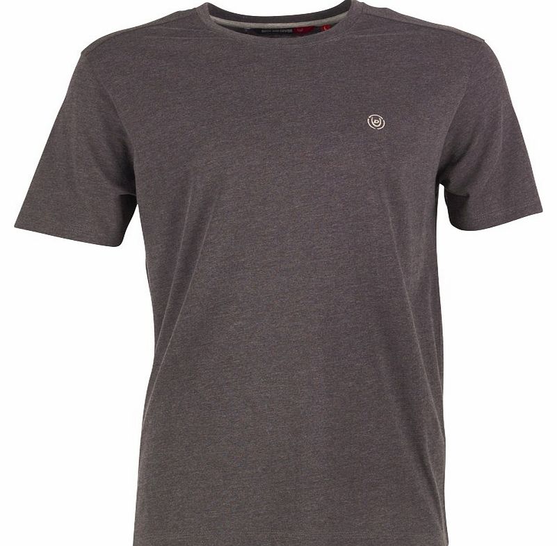 Duck and Cover Mens Port T-Shirt Anthracite Marl