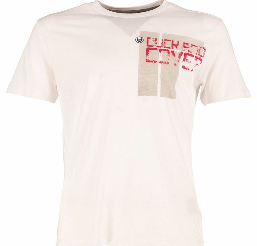 Duck and Cover Mens Sayer T-Shirt White