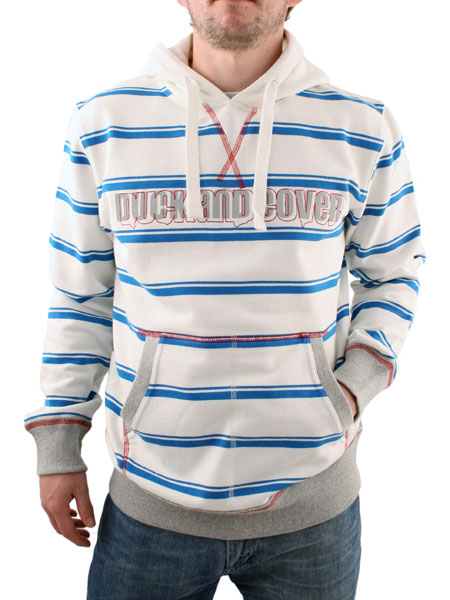 Duck and Cover White Gamma Hoodie