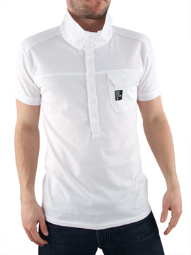 Duck and Cover White Morton Funnel Neck Top