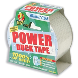 Duck Clear Power Tape 50mmx20m Ref 15000462