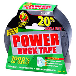 Duck Power Tape Silver 25m