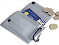 Silver Barhopper Credit Card Wallet by