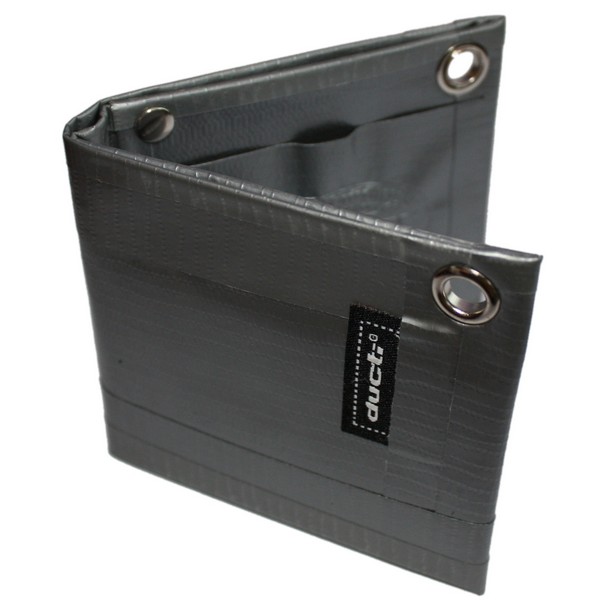 Ducti Silver Classic Bi-fold Wallet by