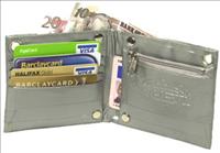 Ducti Silver Coin Classic Bi-fold Wallet by