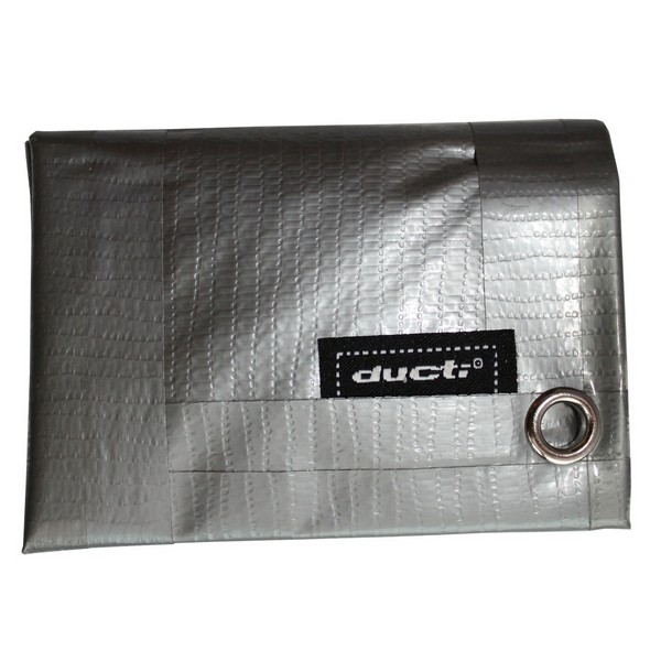 Ducti Silver Triplett Tri-fold Wallet by