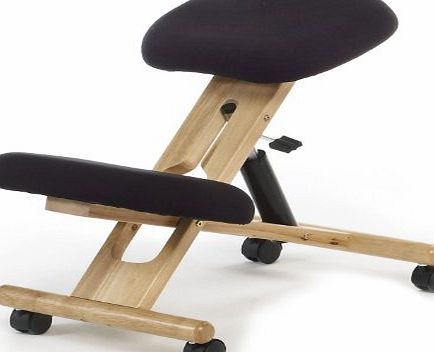 Due-home Ergochair Wooden Kneeling Chair - Black