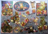 Dufex Craft Products A4 3D step by step Dufex die cut decoupage sheet - Christmas - Teddy bears