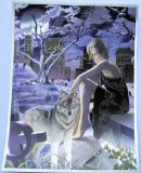 Dufex Craft Products Large Dufex picture print, topper - female vampire, wolf