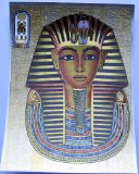 Large Dufex picture print, topper - mask of Tutankhamun