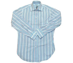 Duffer 2 Button collar candystripe