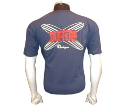 Duffer Cross boards print front & back t-shirt