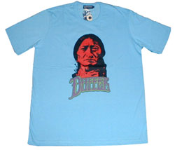 Duffer Indian face print short sleeved t-shirt