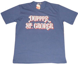 Duffer ROLLING STONES style logo t-shirt Navy