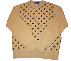 Duffer Tan Flower print front sweatshirt