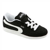duffs Black and White Gambler II Dot Trainers