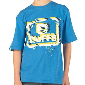 Duffs Junior D2 Offset T-Shirt Royal