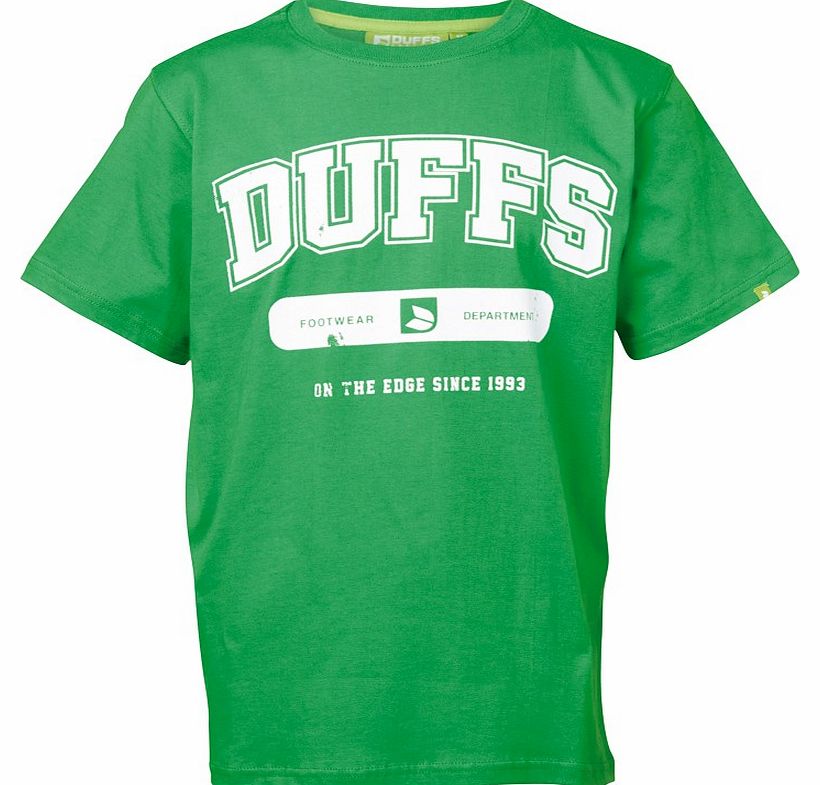 Duffs Junior Jocko T-Shirt Green