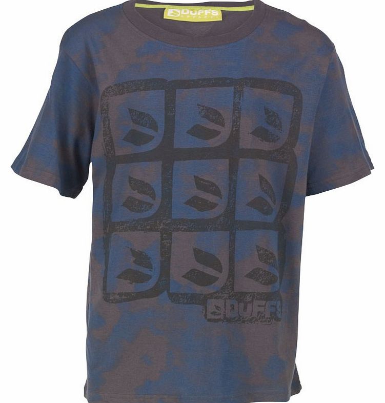 Duffs Junior Merge T-Shirt Blue