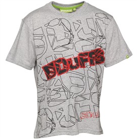 Duffs Junior Smashed T-Shirt Grey Marl