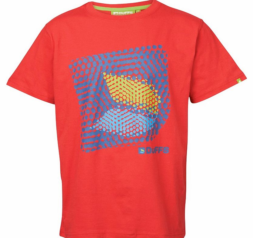 Duffs Junior Spots T-Shirt Red