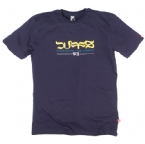 Duffs Mens Woodstock Basic T-Shirt Navy