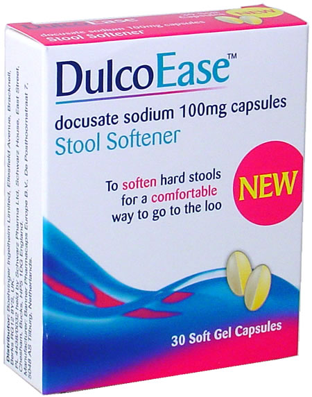 DulcoEase Stool Softener 30 Capsules