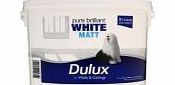 Dulux Matt Brilliant White Emulsion 6ltr