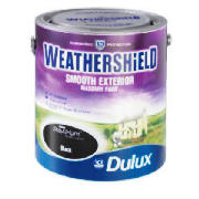 dulux Weathershield Smooth Masonry Black 2.5L