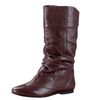 dune Flat Ruched Mid Boots