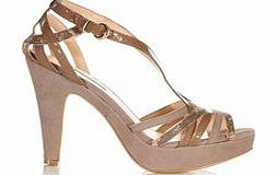 Dune Foley taupe suede sandals