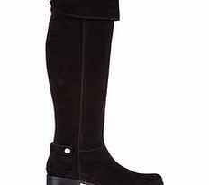 Gully black suede boots