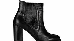 Natties black leather ankle boots