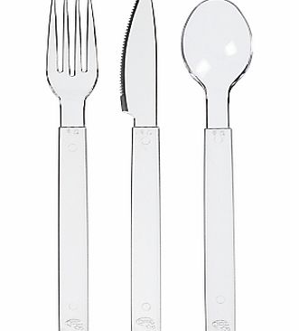 Duni Clear Cutlery, 18 Piece